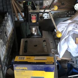 8” Drill Press With Vise Plate