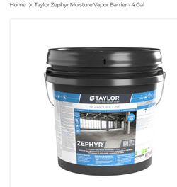 Taylor Zephyr Moisture Vapor Barrier