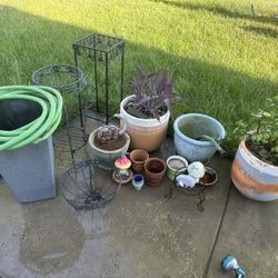 Garden Decor Pots Plant Stands 