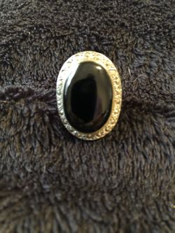 Black onyx ring