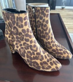 Nine West Animal Print Booties
