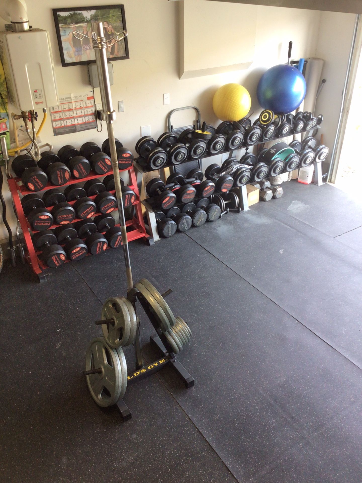 New Inventory Of Olympic Size Weights,dumbbells,bikes,ETC,please Read The Description For Available Items And Prices