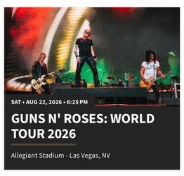 Guns n Roses 4 tickets