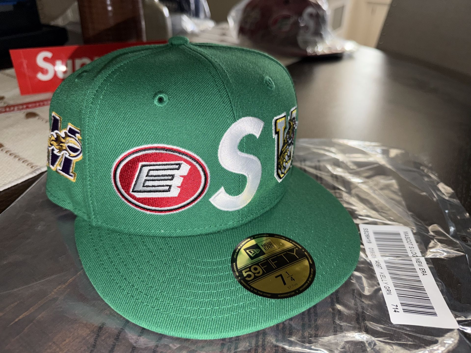 Supreme Reaper S Logo New Era Fitted Hats available in store