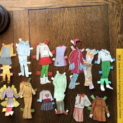 Paper doll clothes