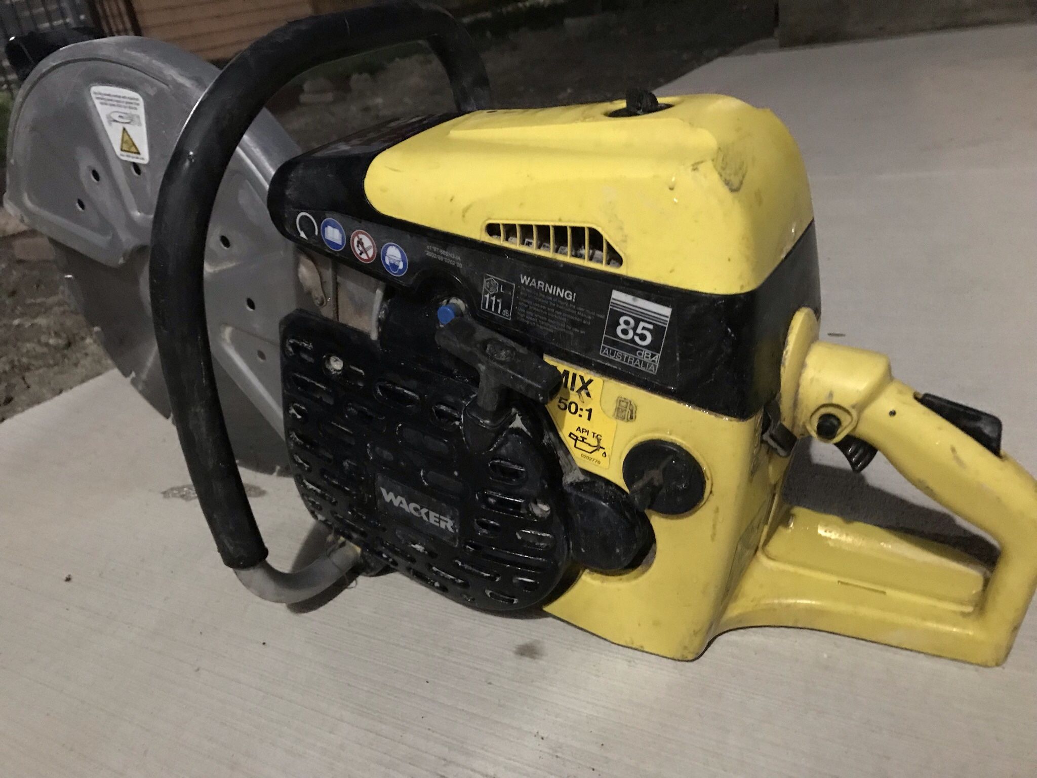 WACKER BTS 1035 L3 HIGH SPEED CUTTER CONCRETE SAW for Sale in Maywood