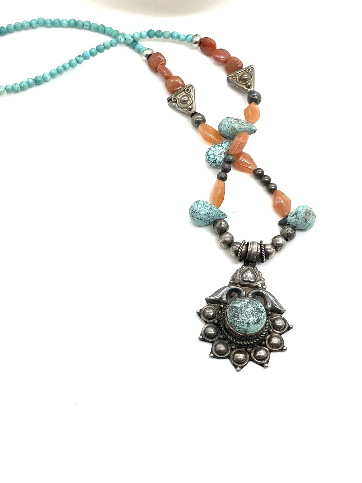 Sterling Turquoise Necklace