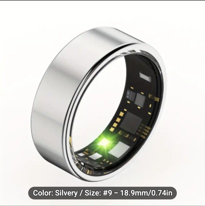 Smart Ring Health Tracker, Health Rings for Women & Men, Sports Couple Rings, Long Lasting Batteries Sleep Ring, IP68 Waterproof Fitness Tracker