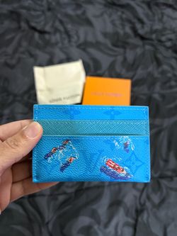 Designer Blue Card Holder