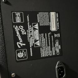 Fender 20g Amp For Sale