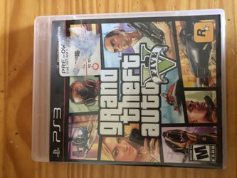 Grand theft auto 5 on PS3