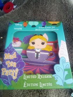 Loungefly Disney collection Mad Tea Party Sliding Enamel Pin