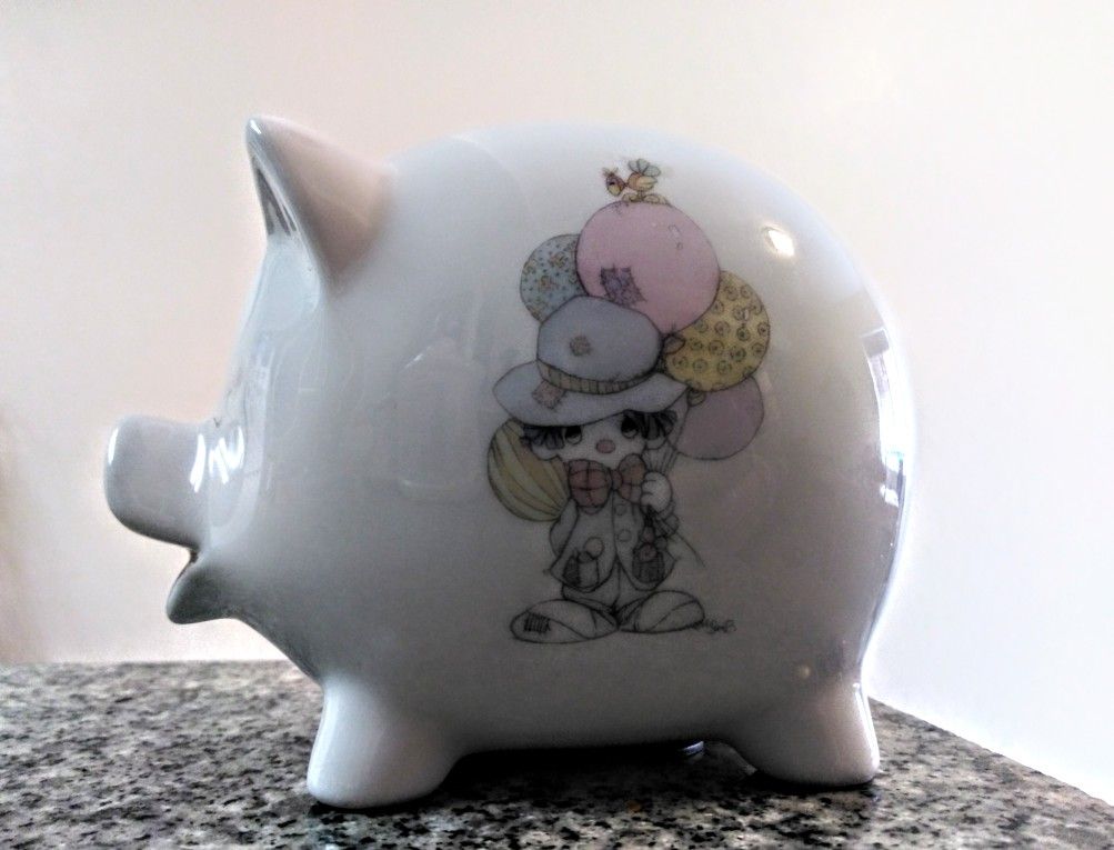 PRECIOUS MOMENTS PIGGY BANK 