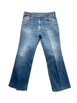 Levi’s For Men 501 Relaxed Straight Blue Denim Jeans 36x32 Actual 34X27