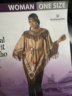 Tribal Spirit Poncho Costume 