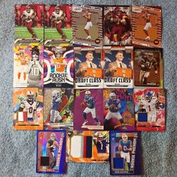 18 Patch/Rookie/Numbered NFL Cards For 70 (Read Description For Details)
