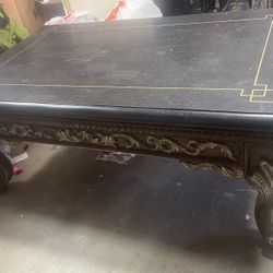 Free  Today! Beautiful Antique Coffee Table! Made In Spain!