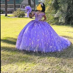 Vestido Corona Y Ramo 