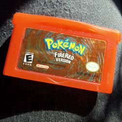 Pokemon Fire Red Nintendo Gameboy 