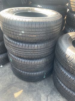 Set of four used Goodyear 265/70R17 $300