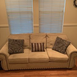 Sofa and Queen Pullout Bed 