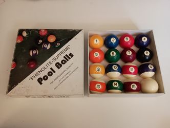 Phenolite Pool Balls