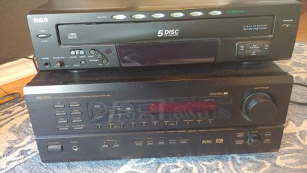 Denon 5 channel receiver.