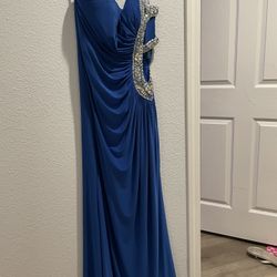 Royal Blue Dress 