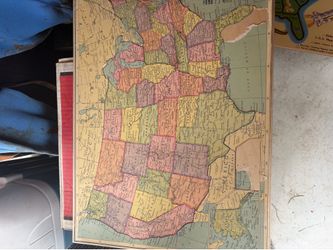 Old map of the United States