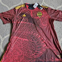 adidas Seattle Sounders Bruce Lee Soccer Jersey Men’s Size 3XL Red/Black NWT
