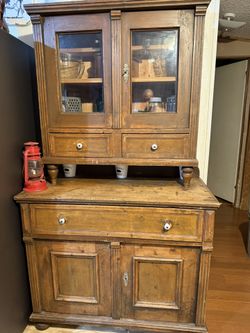 Antique Hutch w/ Original Key