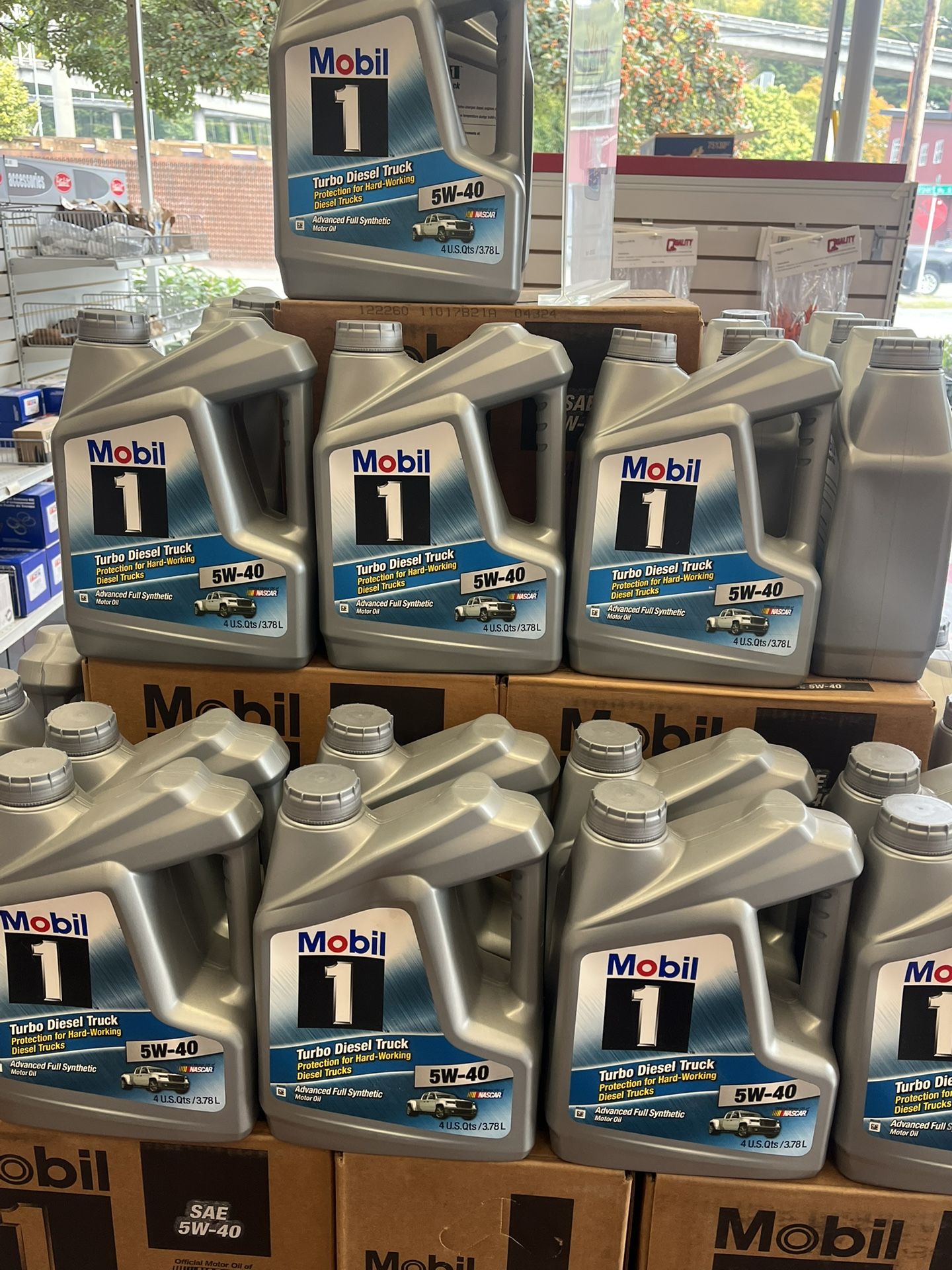 Mobile1 Full Synthetic 5W40 Turbo Diesel Truck Oil