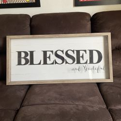 Kirkland’s BLESSED and Grateful Wall Sign Decor