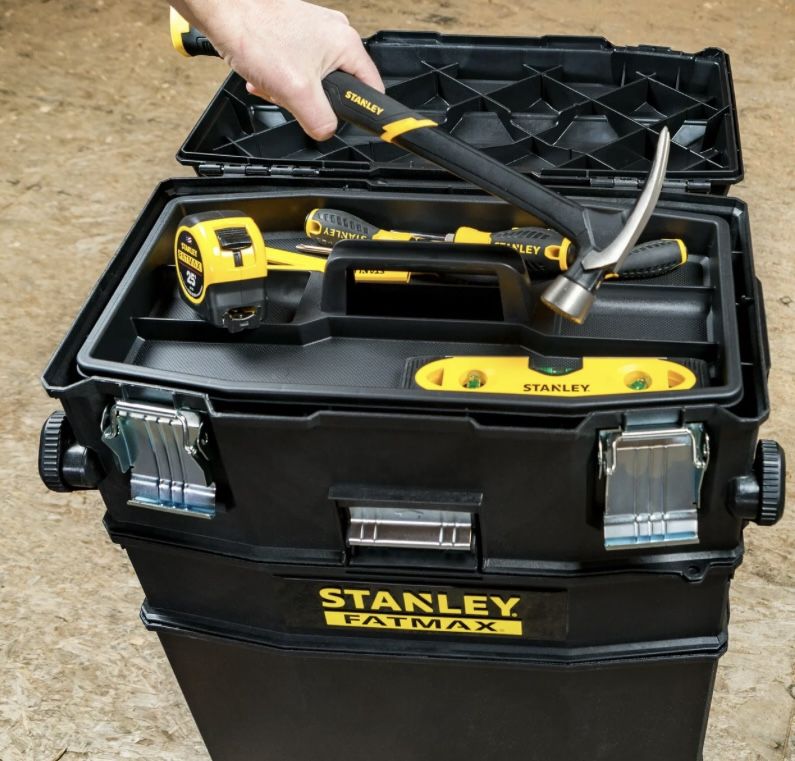 Machinary Tool Box STANLEY FATMAX TOOL BOX 4-in-1 MOBILE WORK STATION for Sale in Oro ...