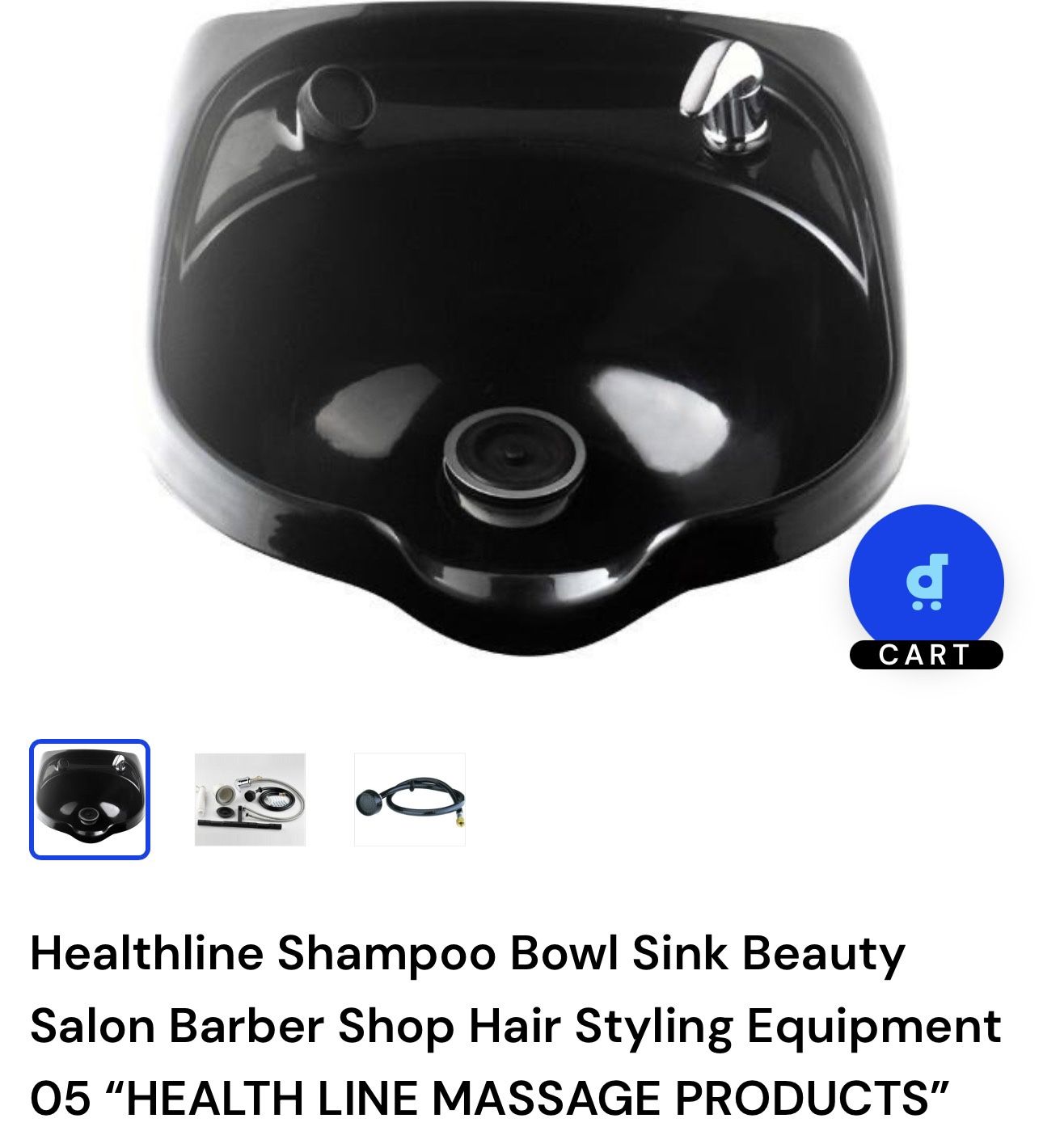 Shampoo Bowl Sink Barbershop/ Beauty Salon
