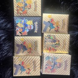 Gold Novelty Pokémon Cards