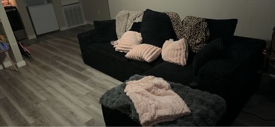 Black cloud couch
