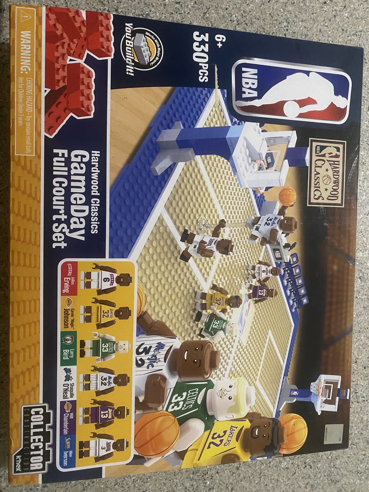 NBA Hardwood Classics Gameday Full Court Set (330 pcs) – Collector Building Set
