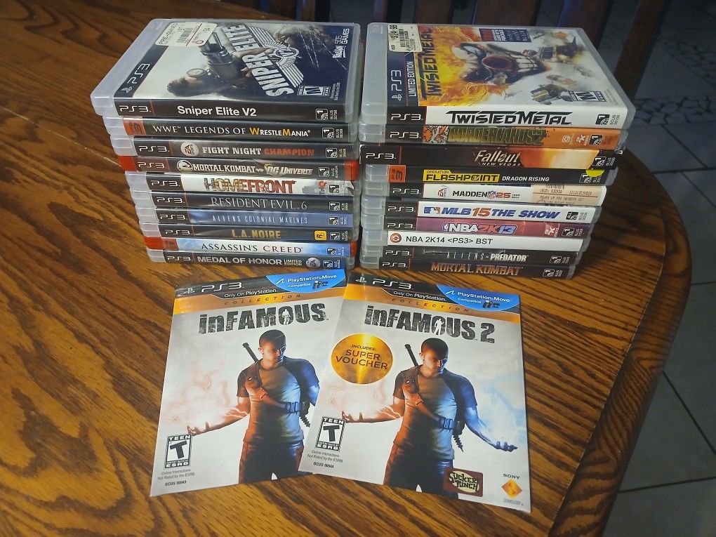 PS3 Game Lot. 21 Titles