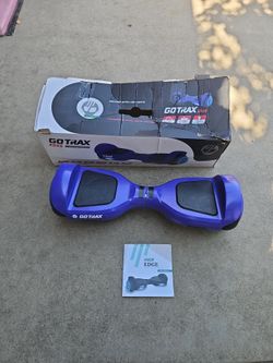 Blue GOTRAX Edge Hoverboard