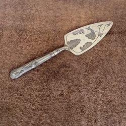 Vintage Silver Plated Mayell Cake Slice / Pie Server Kings Pattern