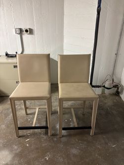 Crate & Barrel bar chairs