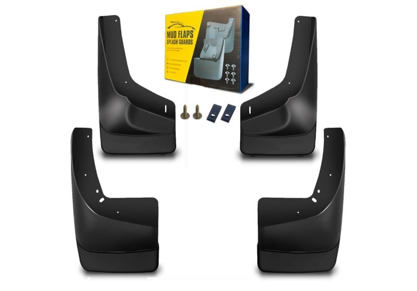 QUYDDC Mud Flaps Fit for 01-06 Chevy Avalanche 1500/2500 Silverado 1500HD/3500 Suburban 2500 Tahoe 99-06 GMC Sierra 3 HD Yukon/XL 1500