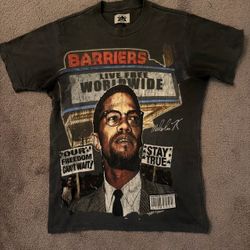 BARRIERS Malcolm X graphic tee