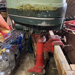 Vintage Elgin 7.5 HP Outboard Motor