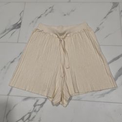Beige Lounge Shorts