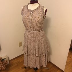 Silk Vintage Dress Size 8