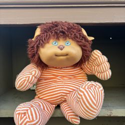 1983 Vintage Cabbage Patch Kids Koosas Brown Cat Tony 