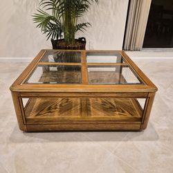 Coffee table on wheels
