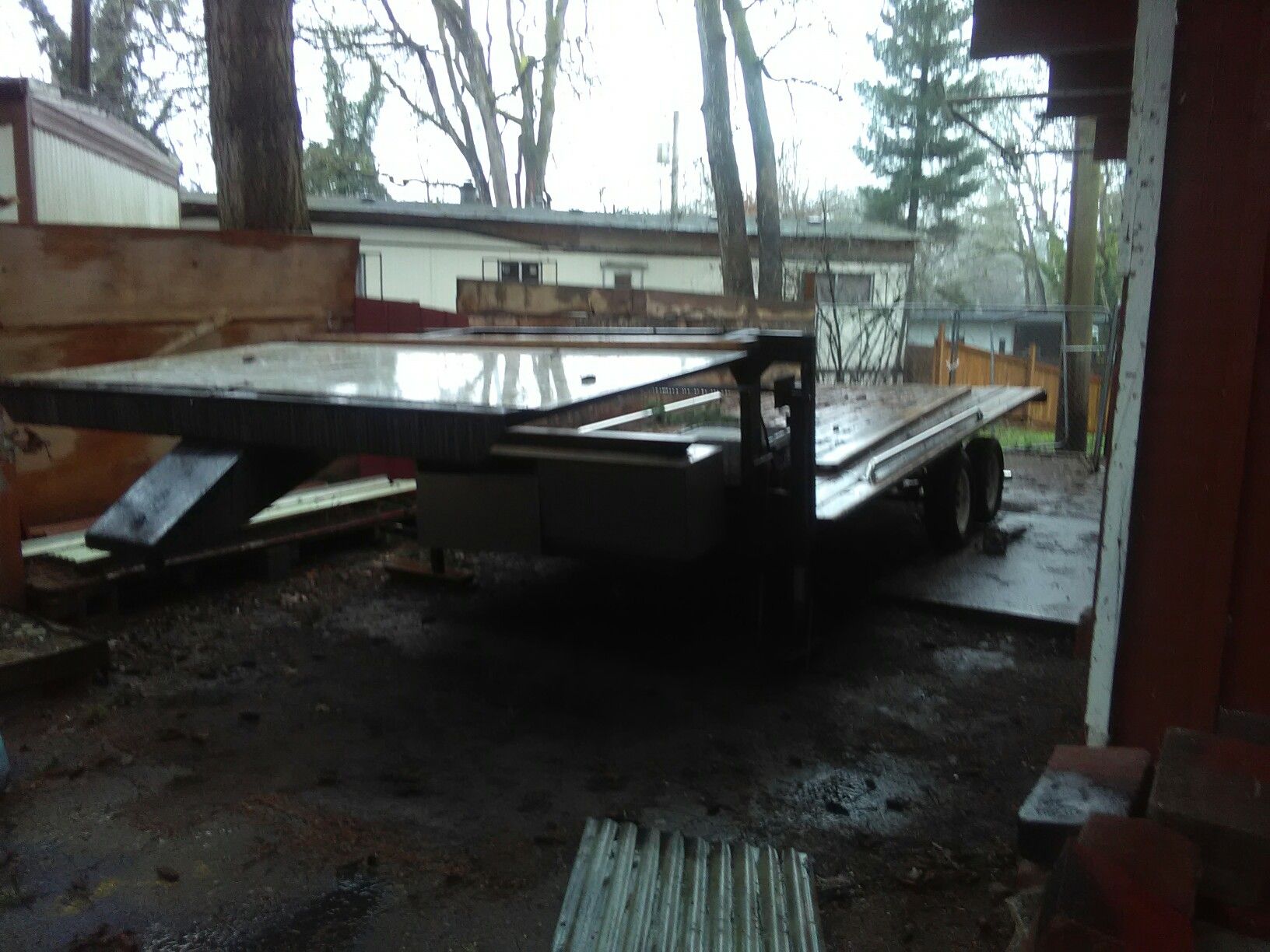 will trade a working vehicle for this 5th wheel project trailer